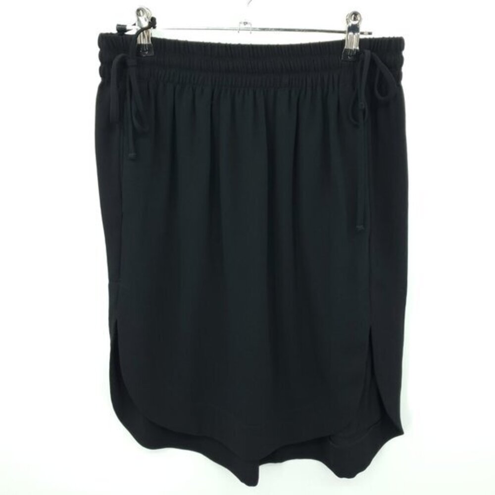Standard James Perse Pull On Chiffon Mini Skirt 2/M Black
